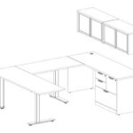 72” x 72” x 24” Desk with Return +$30.00