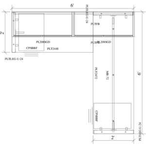 Elements L Shaped Workstation - Package 8C-MO - Image 3