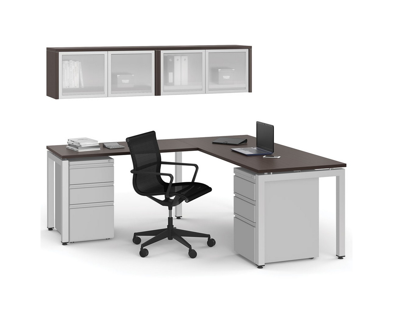 Elements L Shaped Workstation - Package 8C-MO