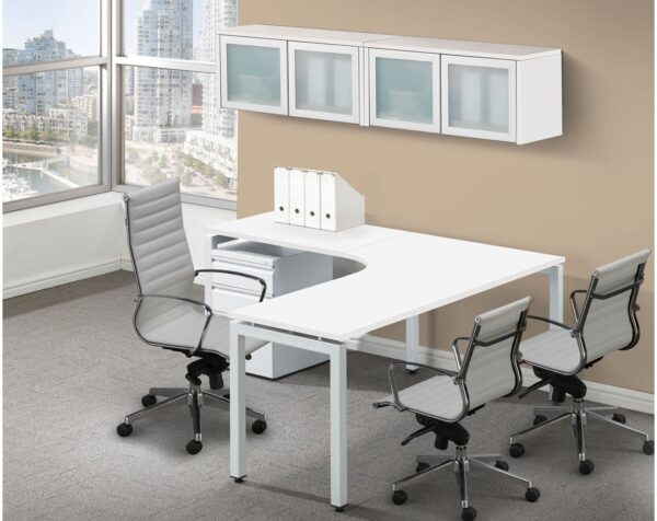 Radius Corner Desk - Package 14-MO Radius Corner Desk - Package 14-MO