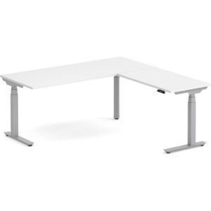 L Shaped Standing Desk with Storage and Table - Package 3-MO - Image 4