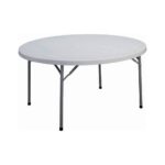 round folding table