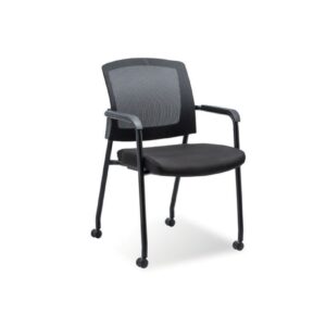 AERO STACKABLE GUEST SEATING WITH CASTORS - Image 1