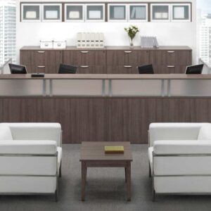 BORDERS DUAL RECEPTION DESK - Image 1