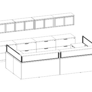 BORDERS DUAL RECEPTION DESK - Image 4
