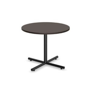 29"H CLASSIC MEETING TABLE WITH BLACK METAL BASE - Image 5