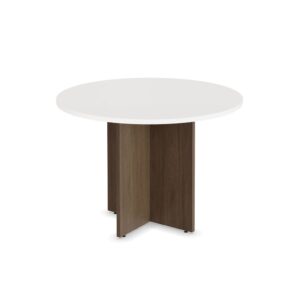 29"H CLASSIC MEETING TABLE WITH CROSS BASE - Image 1