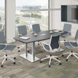 CLASSIC BRUSHED DOUBLE BASE CONFERENCE TABLE - Image 1