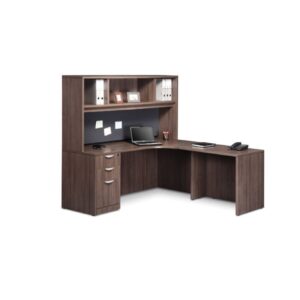 66" L-Shape Corner Executive Desk - Image 2