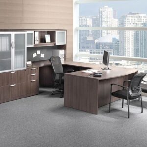 CLASSIC 71″ BOWFRONT WITH RADIUS CORNER DESK - Image 1
