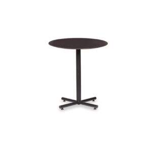29"H CLASSIC MEETING TABLE WITH BLACK METAL BASE - Image 3