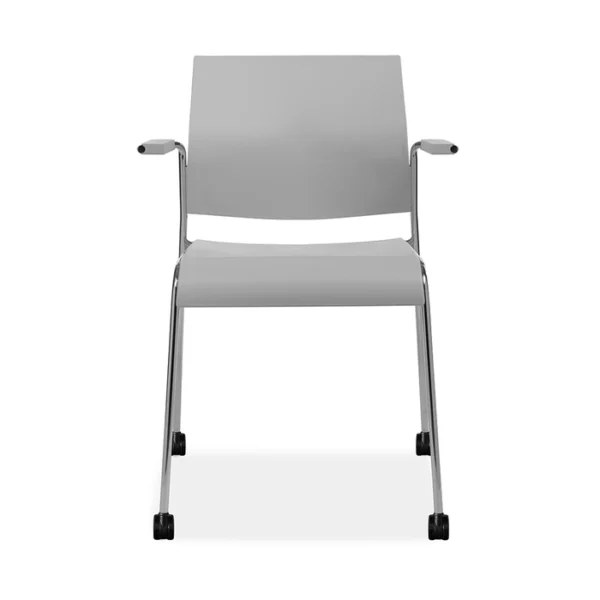 Allseating_Tuck_4legCasters_WA_Poly_Haze_Front_Mikmaq_Office_Furniture