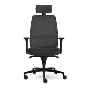 Allseating_L1_BK_Lumbar_HR_Front_Mikmaq_Office_Furniture