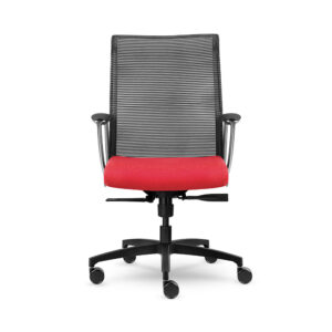 Allseating_Zip_Mesh_Con_HorizRed_Front_Mikmaq_Office_Furniture