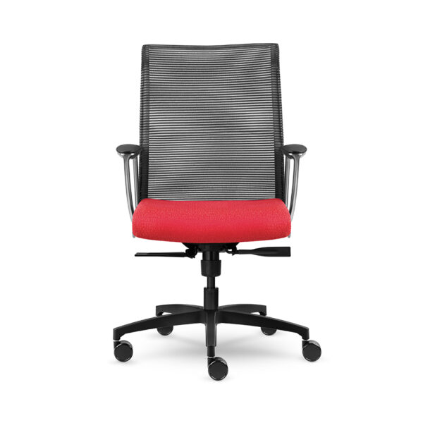 Allseating_Zip_Mesh_Con_HorizRed_Front_Mikmaq_Office_Furniture