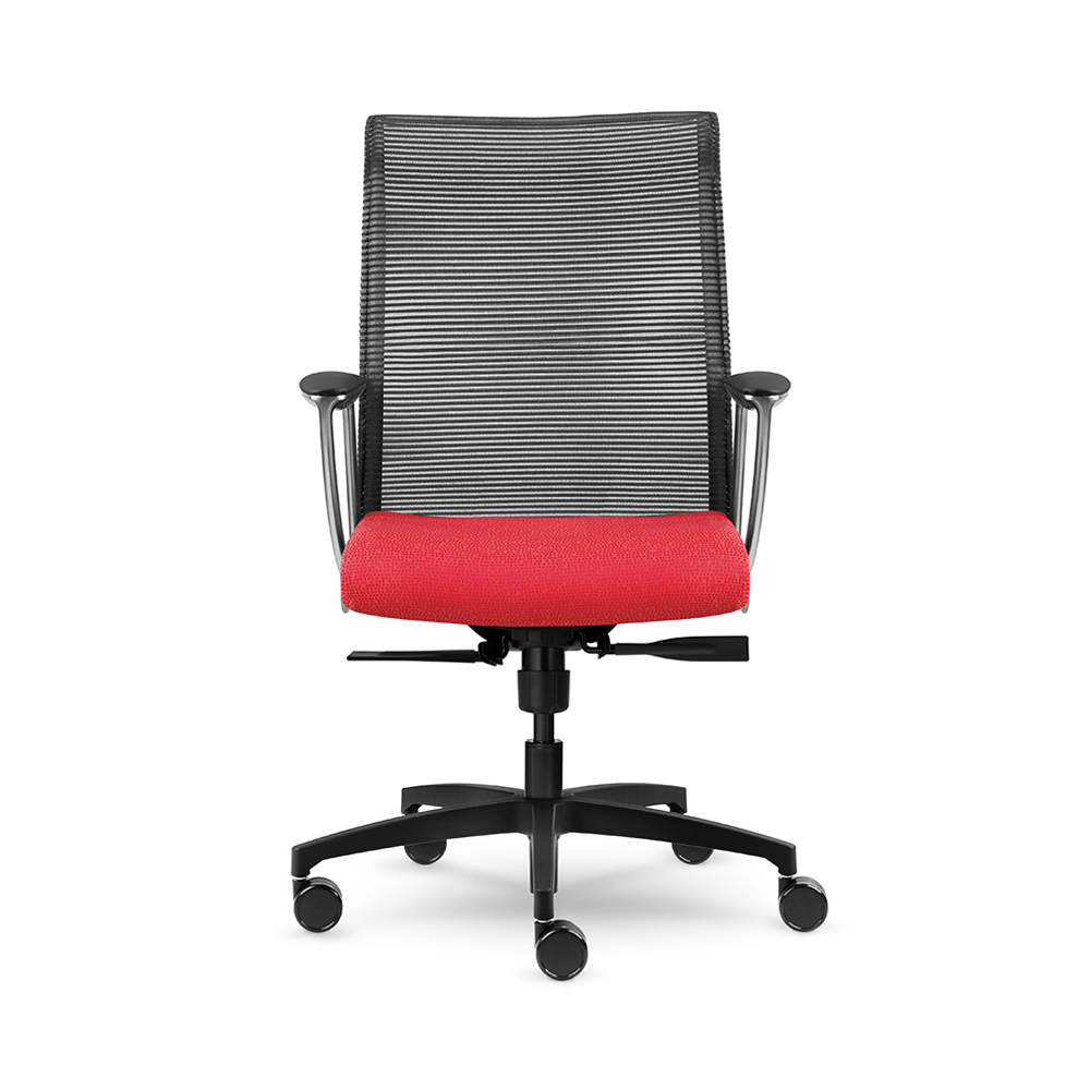 Allseating_Zip_Mesh_Con_HorizRed_Front_Mi’kmaq_Office_Furniture