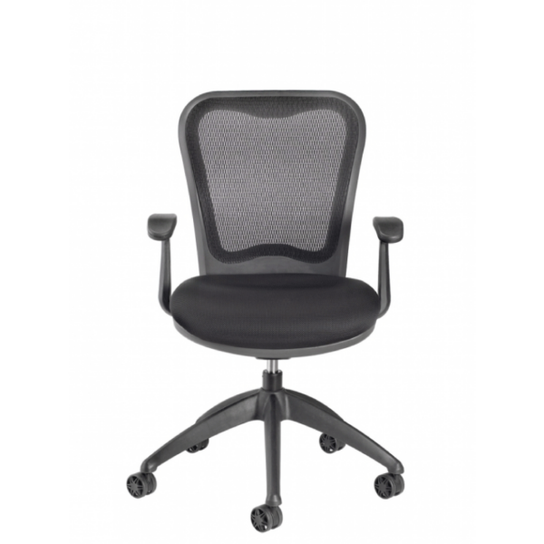 Nightingale_MX)_5900_45_Black_Office_Chair_front_Mi'kmaq_Office_Furniture