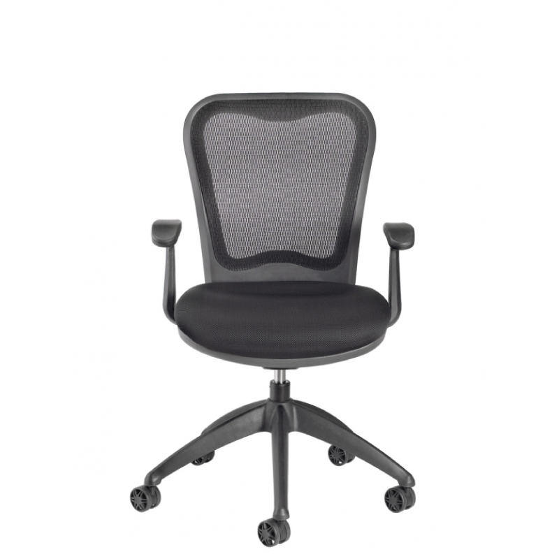 Nightingale_MX)_5900_45_Black_Office_Chair_front_Mi’kmaq_Office_Furniture