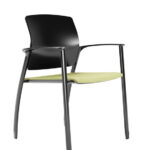 firefly_textile_seat_glider_black_arm_45-degree_uphostered_seat_Mi'kmaq_Office_Furniture