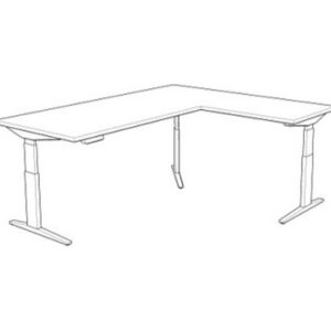 2B-2 Height Adjustable Work Surfaces (3 Supports)