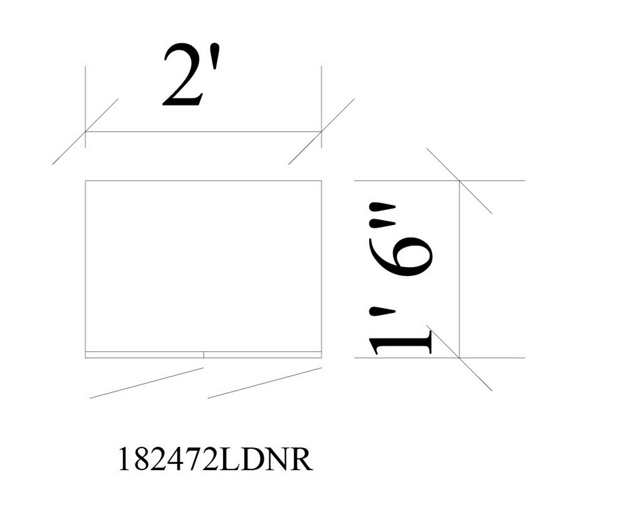 Double Wardrobe Locker 2D