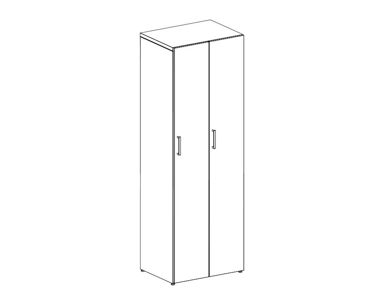 Double Wardrobe Locker 3D – 2