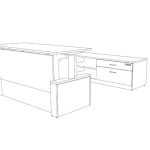 Artopex Height Adjustable Desk - TA-20-03 - Image 3