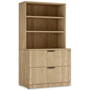 2-Drawer Lateral File with Hutch - Image 2