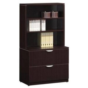 2-Drawer Lateral File with Hutch - Image 6