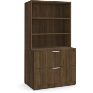 2-Drawer Lateral File with Hutch - Image 5