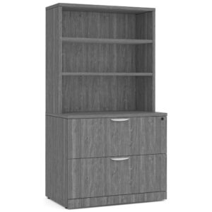2-Drawer Lateral File with Hutch - Image 3