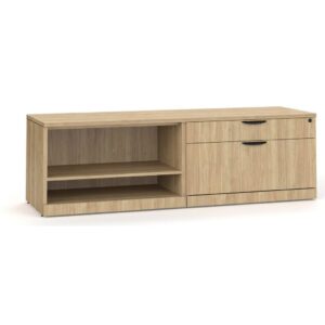 Elements Storage Cabinet and Bookshelf Credenza - Image 2