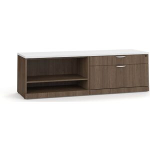 Elements Storage Cabinet and Bookshelf Credenza - Image 6