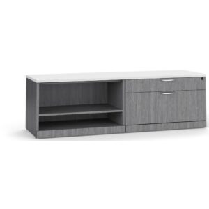 Elements Storage Cabinet and Bookshelf Credenza - Image 8