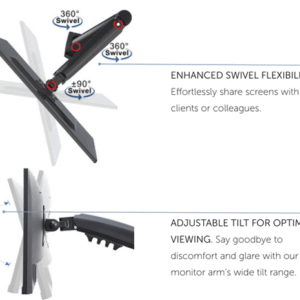 Hawk Single Monitor Arm - Image 2