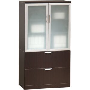 Locking Storage Cabinet and Lateral File Combo Unit - Image 12