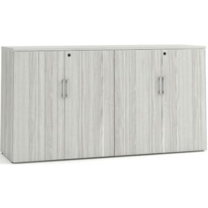 38"H Locking Double Door Storage Credenza - Image 2