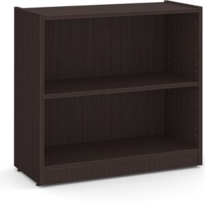 Heavy Duty Bookshelves - 2 Shelf - Espresso
