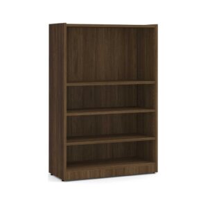 Heavy Duty Bookshelves - 4 Shelf - Modern Walnut