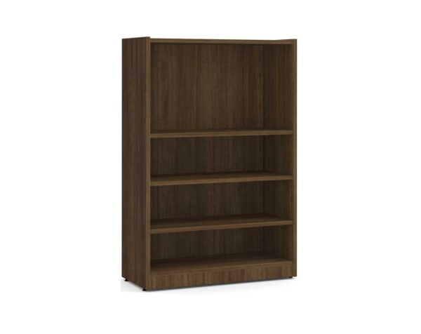 Heavy Duty Bookshelves - 4 Shelf - Modern Walnut