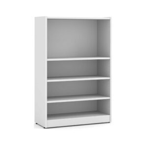 Heavy Duty Bookshelves - 4 Shelf - White