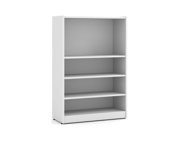 Heavy Duty Bookshelves - 4 Shelf - White