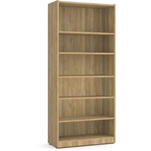 Heavy Duty Bookshelves - 6 Shelf - Aspen