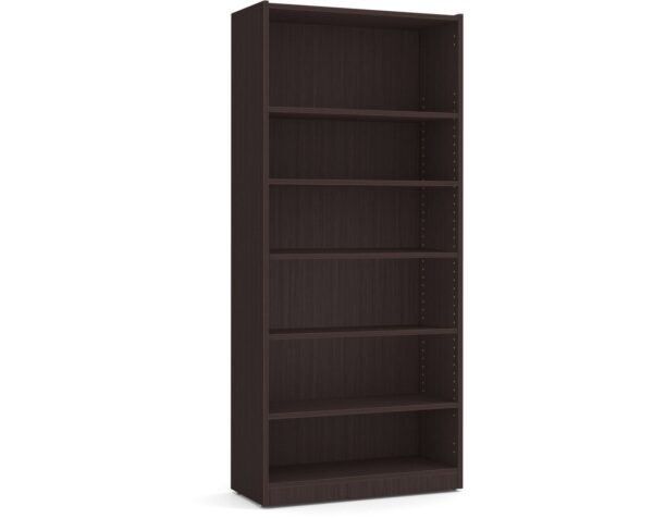 Heavy Duty Bookshelves - 6 Shelf - Espresso