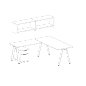Signature L Shaped Workstation - Package SS4 - Image 2