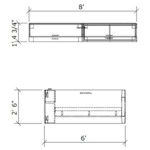 Tayco Halifax Desk TH06 - 2D