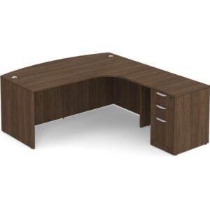 Bowfront L Shaped Desk - Right Hand Return - Image 4