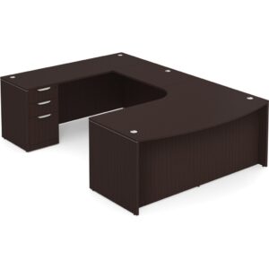 Bowfront U Shaped Desk - Left Hand Radius - Image 5