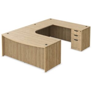 Bowfront U Shaped Desk - Right Hand Radius - Image 5