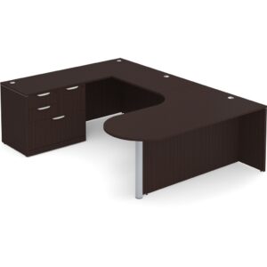 U Shaped Desk - Left Hand Bullet Return - Image 4